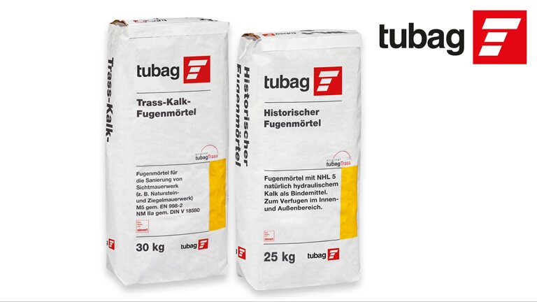 Historische Fugenmörtel für Sanierung und Denkmalschutz.